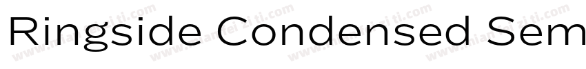 Ringside Condensed Semibold Regular字体转换